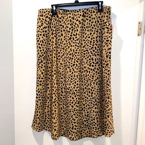 Sanctuary midi leopard skirt